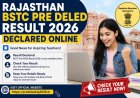 Rajasthan BSTC Pre DElEd Result 2026 Declared Online