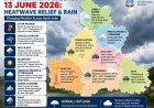 IMD Weather Forecast 13 June 2026: Heatwave Relief & Rain