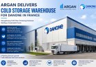 Argan Delivers Cold Storage Warehouse for Danone in France