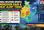India Weather Update: Monsoon Rain & Heat Alert Today
