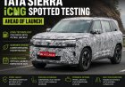 Tata Sierra iCNG Spotted Testing Ahead of Launch