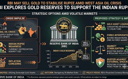 RBI May Sell Gold to Stabilise Rupee Amid West Asia Oil Crisis