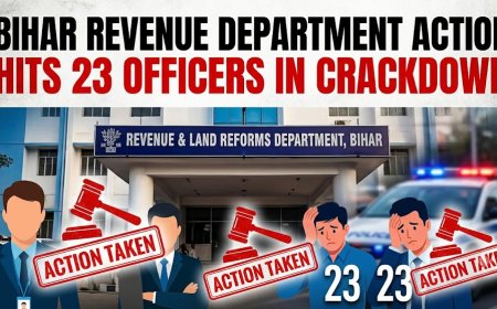 Bihar Revenue Department Action Hits 23 Officers in Crackdown
