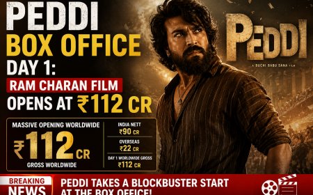Peddi Box Office Day 1: Ram Charan Film Opens at ₹112 Cr