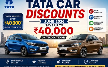 Tata Car Discounts June 2026: Save Up to ₹40,000 on Tiago, Tigor