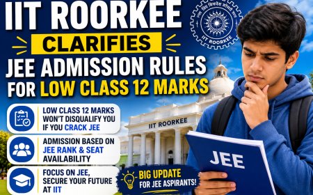 IIT Roorkee Clarifies JEE Admission Rules for Low Class 12 Marks