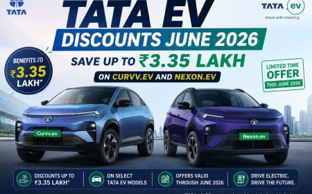 Tata EV Discounts June 2026: Save Up to ₹3.35 Lakh on Curvv.ev and Nexon.ev