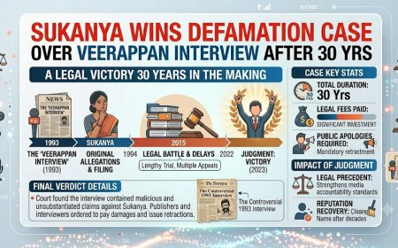 Sukanya Wins Defamation Case Over Veerappan Interview After 30 Yrs