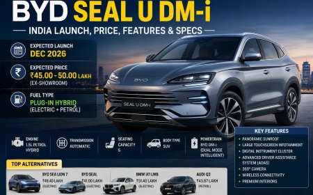 BYD Seal U DM-i India Launch, Price, Features & Specs