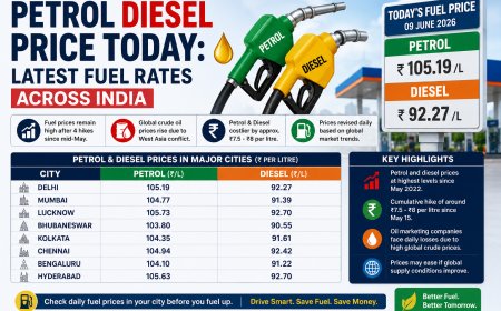 Petrol Diesel Price Today: Latest Fuel Rates Across India