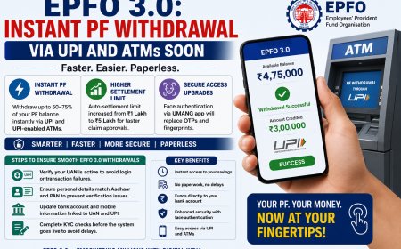 EPFO 3.0: Instant PF Withdrawal via UPI and ATMs Soon