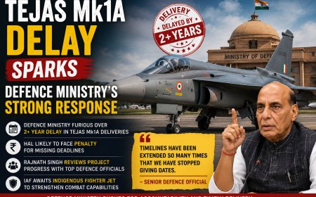 Tejas Mk1A Delay Sparks Defence Ministry's Strong Response