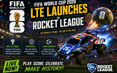 FIFA World Cup 2026 LTE Launches in Rocket League