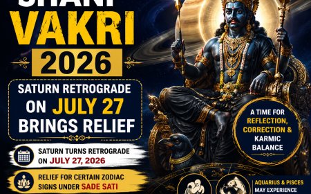Shani Vakri 2026: Saturn Retrograde on July 27 Brings Relief