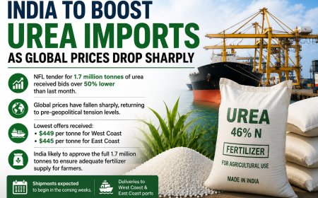India to Boost Urea Imports as Global Prices Drop Sharply