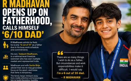 R Madhavan Opens Up on Fatherhood, Calls Himself '6/10 Dad'
