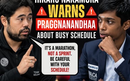 Hikaru Nakamura Warns Praggnanandhaa About Busy Schedule