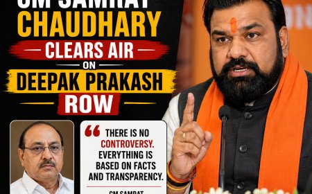 CM Samrat Chaudhary Clears Air on Deepak Prakash Row