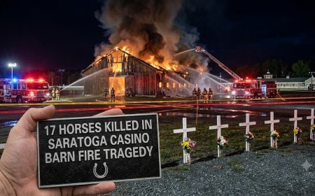17 Horses Killed in Saratoga Casino Barn Fire Tragedy