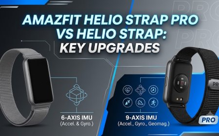Amazfit Helio Strap Pro vs Helio Strap: Key Upgrades