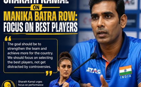 Sharath Kamal on Manika Batra Row: Focus on Best Players