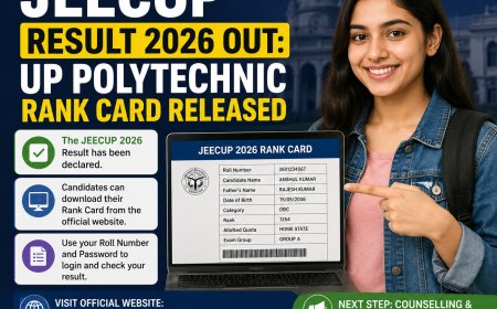 JEECUP Result 2026 Out: UP Polytechnic Rank Card Released