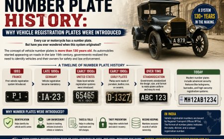 Number Plate History: Why Vehicle Registration Plates Were Introduced