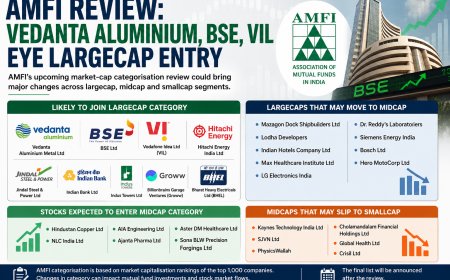 AMFI Review: Vedanta Aluminium, BSE, VIL Eye Largecap Entry