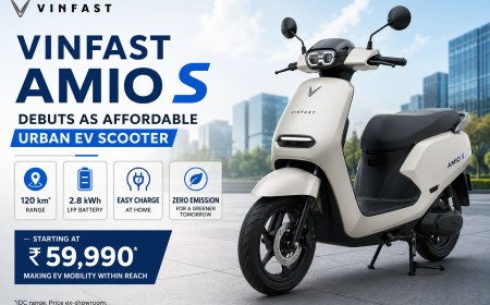 VinFast Amio S Debuts as Affordable Urban EV Scooter