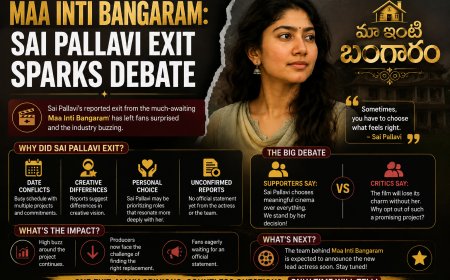 Maa Inti Bangaram: Sai Pallavi Exit Sparks Debate