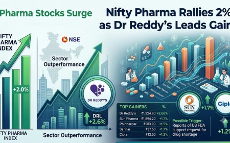 Nifty Pharma Rallies 2% as Dr Reddy’s Leads Gains