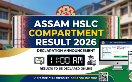 Assam HSLC Compartment Result 2026 to Be Declared at 11 AM