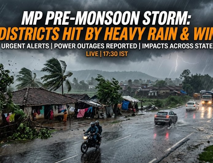 MP Pre-Monsoon Storm: 29 Districts Hit by Heavy Rain & Winds