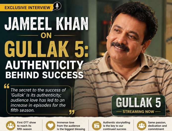 Jameel Khan on Gullak 5: Authenticity Behind Success