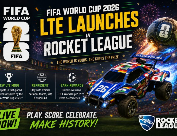 FIFA World Cup 2026 LTE Launches in Rocket League
