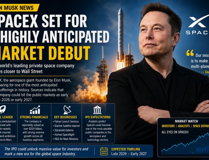 SpaceX IPO Buzz: Elon Musk’s Firm Set for Market Debut