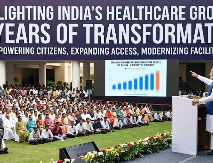 PM Modi Highlights India’s Healthcare Growth Over 12 Years