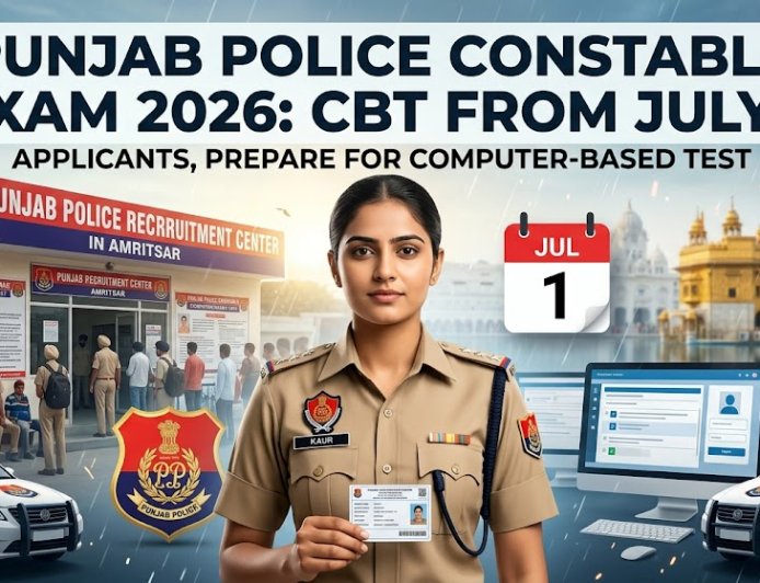Punjab Police Constable Exam 2026: CBT From July 1