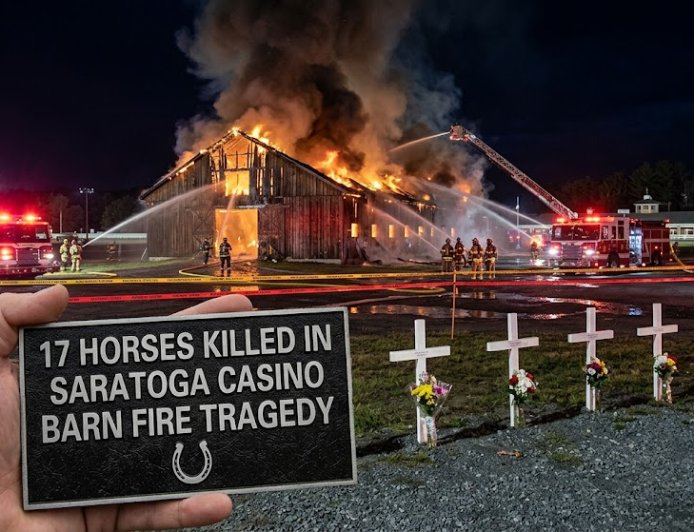 17 Horses Killed in Saratoga Casino Barn Fire Tragedy