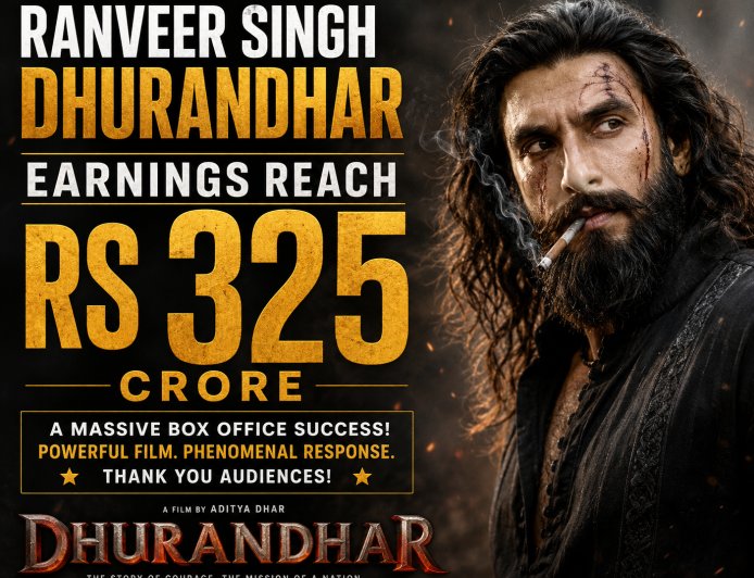 Ranveer Singh Dhurandhar Earnings Reach Rs 325 Crore