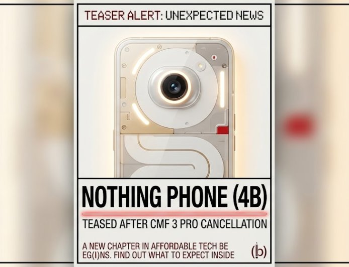 Nothing Phone (4b) Teased After CMF 3 Pro Cancellation