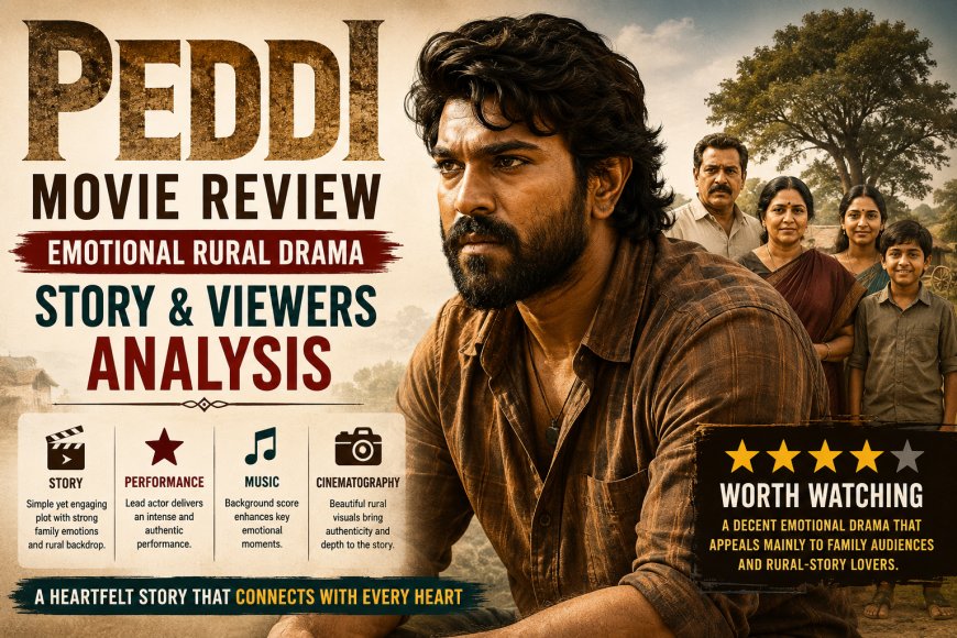 Peddi Movie Review Emotional Rural Drama Story & Viewers Analysis