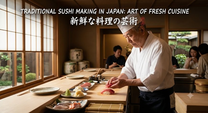 Traditional Sushi Making in Japan: Art of Fresh Cuisine