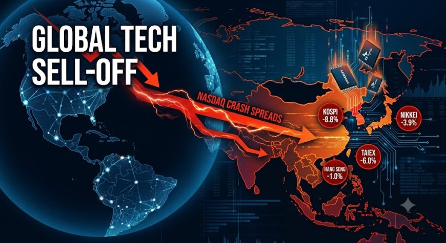 Global Tech Sell-Off Hits Asia as Nasdaq Crash Spreads