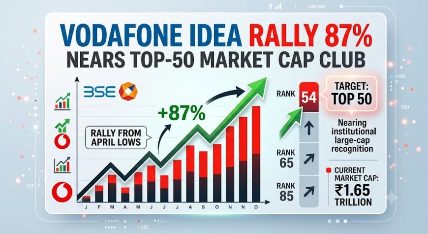 Vodafone Idea Rally 87%: Nears Top-50 Market Cap Club