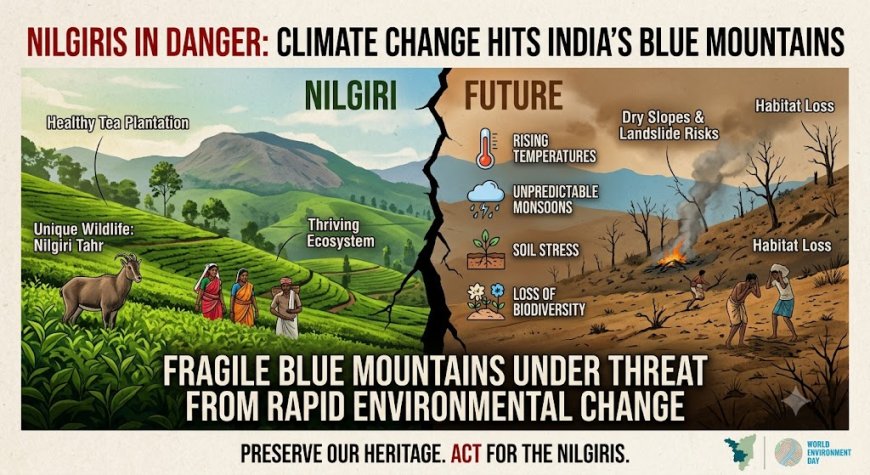 Nilgiris in Danger: Climate Change Hits India’s Blue Mountains