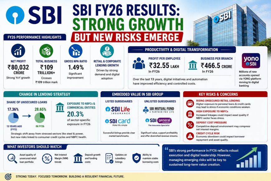 SBI FY26 Results: Strong Growth but New Risks Emerge