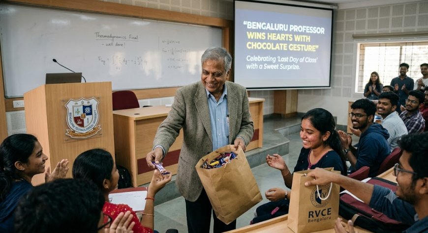 Bengaluru Professor Wins Hearts with Chocolate Gesture