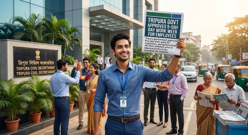 Tripura Govt Approves 5-Day Work Week for Employees