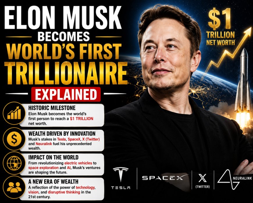 Elon Musk Becomes World’s First Trillionaire Explained